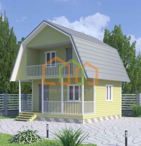 Каркасный дом 6х6