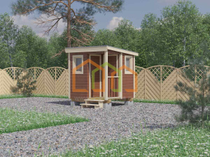 Хозблок эконом Аврора-1 (ЭСБО)